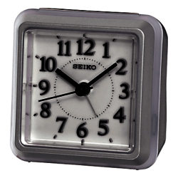Seiko Alarm Clock, Silver
